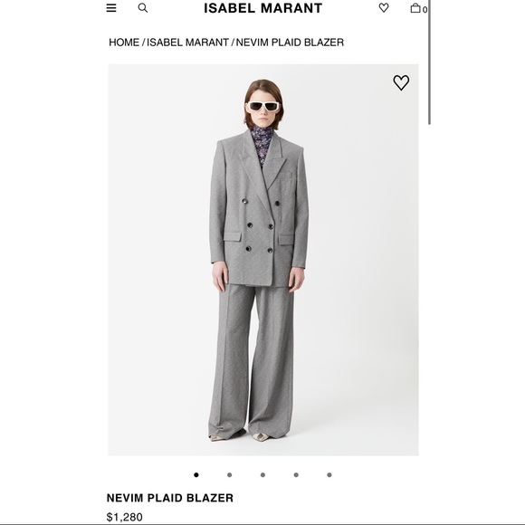 Isabel Marant Jackets & Blazers - $1280 Isabel Marant Grey Double Breasted Blazer Size 34